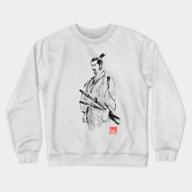 disappointed samurai Crewneck Sweatshirt by pechane